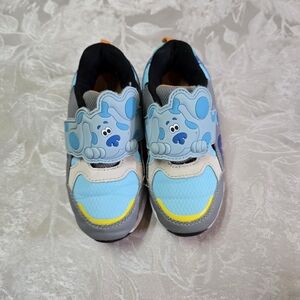 Sneakers Tennis Shoes Size 11 Boys Blues Clues Children Kids Footwear Athletic